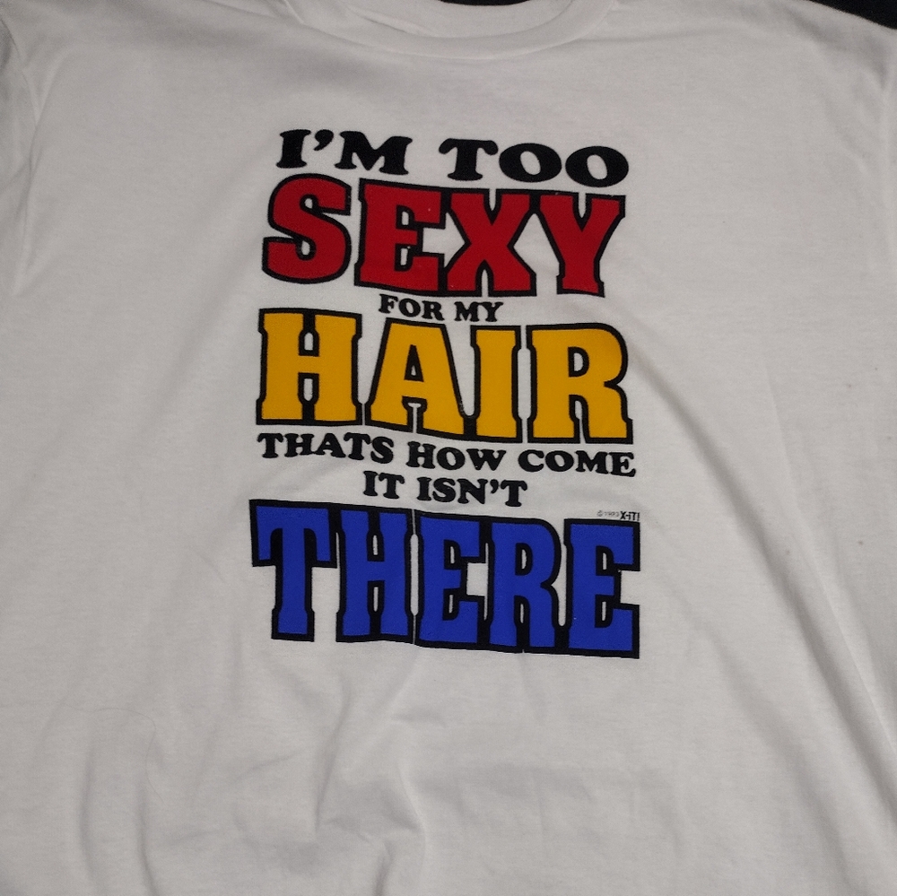 Graphic Tee - White with Bold Text